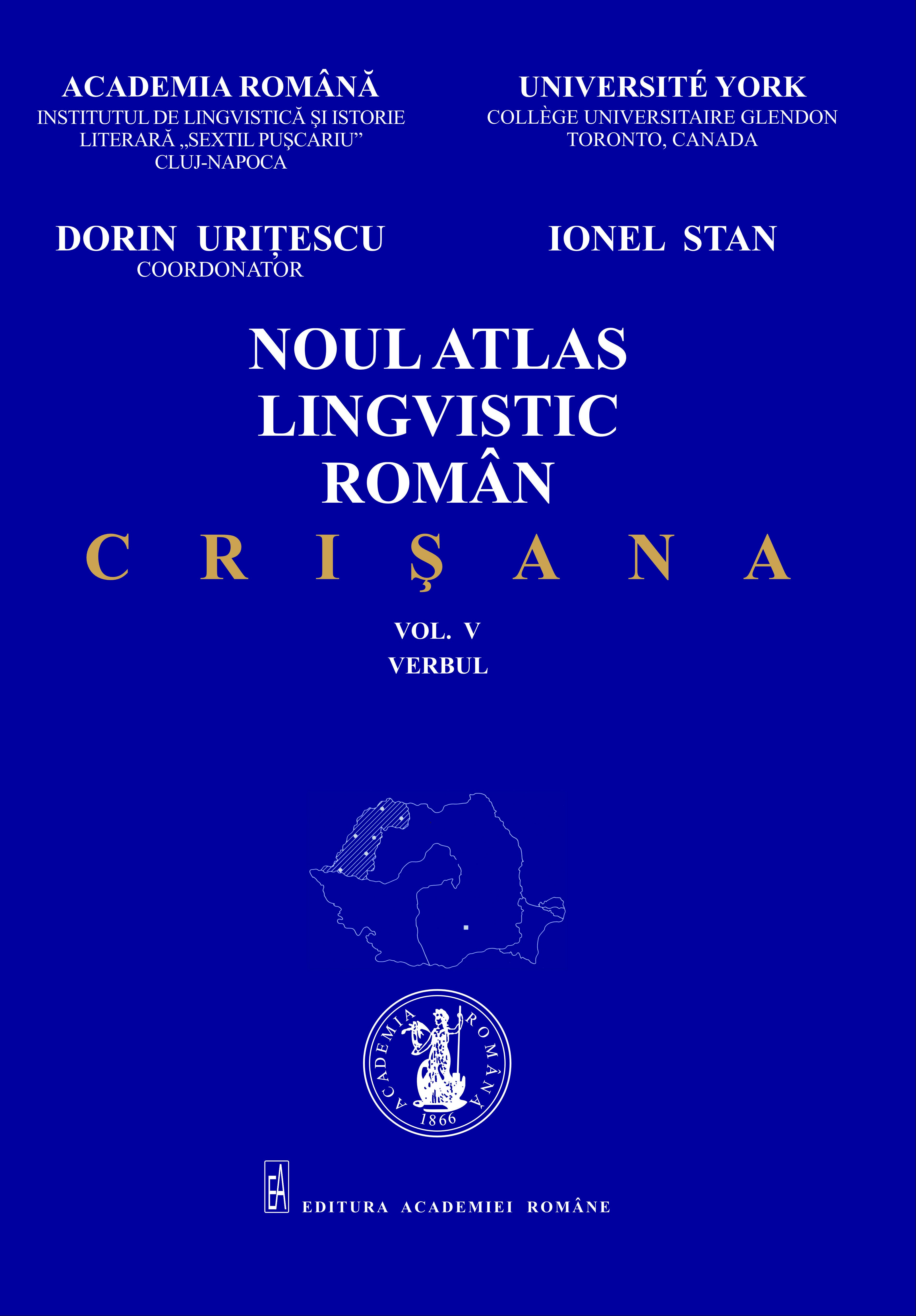 Noul Atlas Lingvistic Român. Crișana (NALR - CR.), vol.V