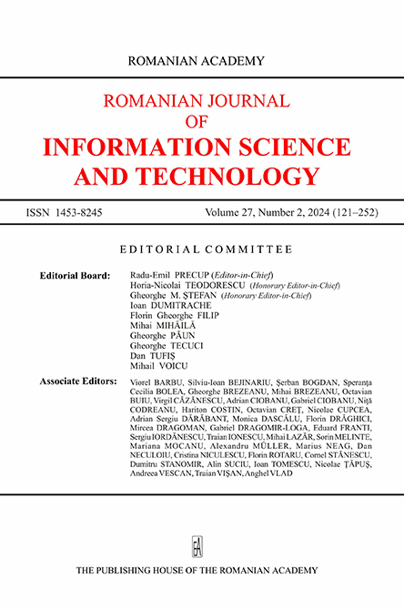 Romanian Journal of Information  Science and Technology