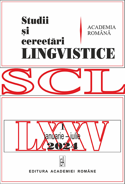 Studii şi cercetări lingvistice