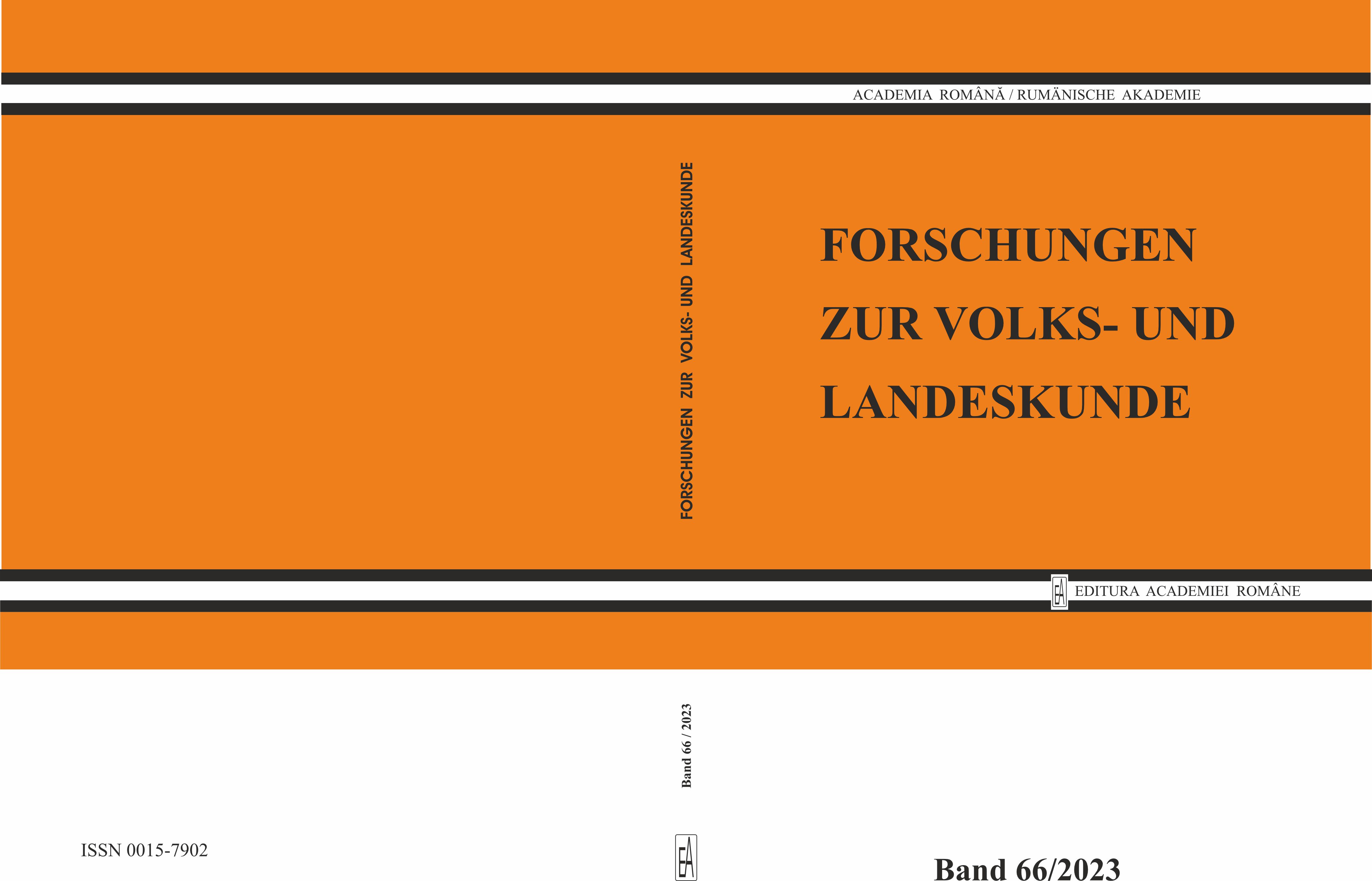 Forschungen zur Volks- und Landeskunde