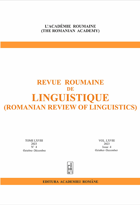 Revue roumaine de linguistique