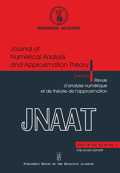 Journal of Numerical Analysis and Approximation Theory