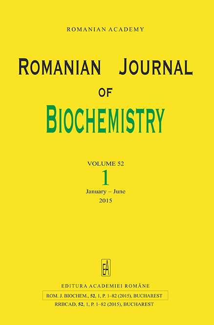 Romanian Journal of Biochemistry