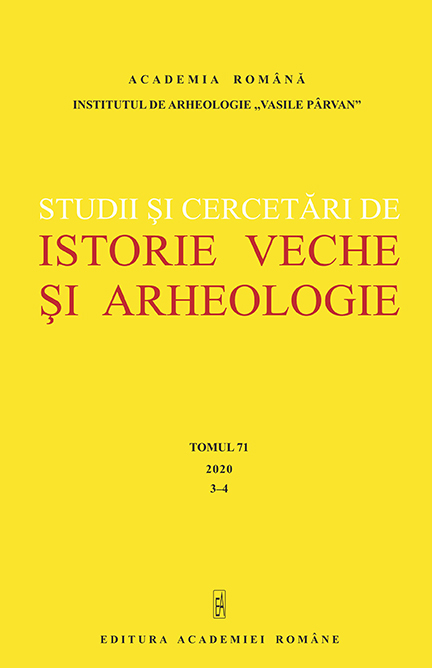 Studii şi cercetări de istorie veche şi arheologie (Études et recherches d'histoire ancienne et d'archéologie)