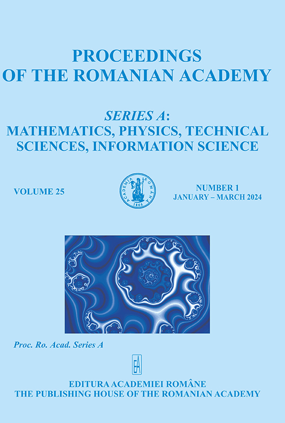 PROCEEDINGS OF THE ROMANIAN ACADEMY – series A: Mathematics, Physics