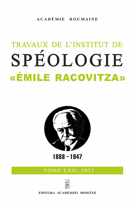 Travaux de l'Institut de spéologie «Emile Racovitza»