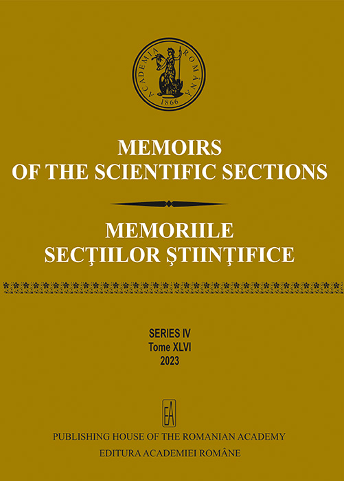 Memoriile Secţiilor Ştiinţifice/Memoirs of Scientific Sections