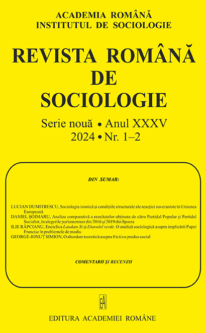 Romanian Journal of Sociological Studies